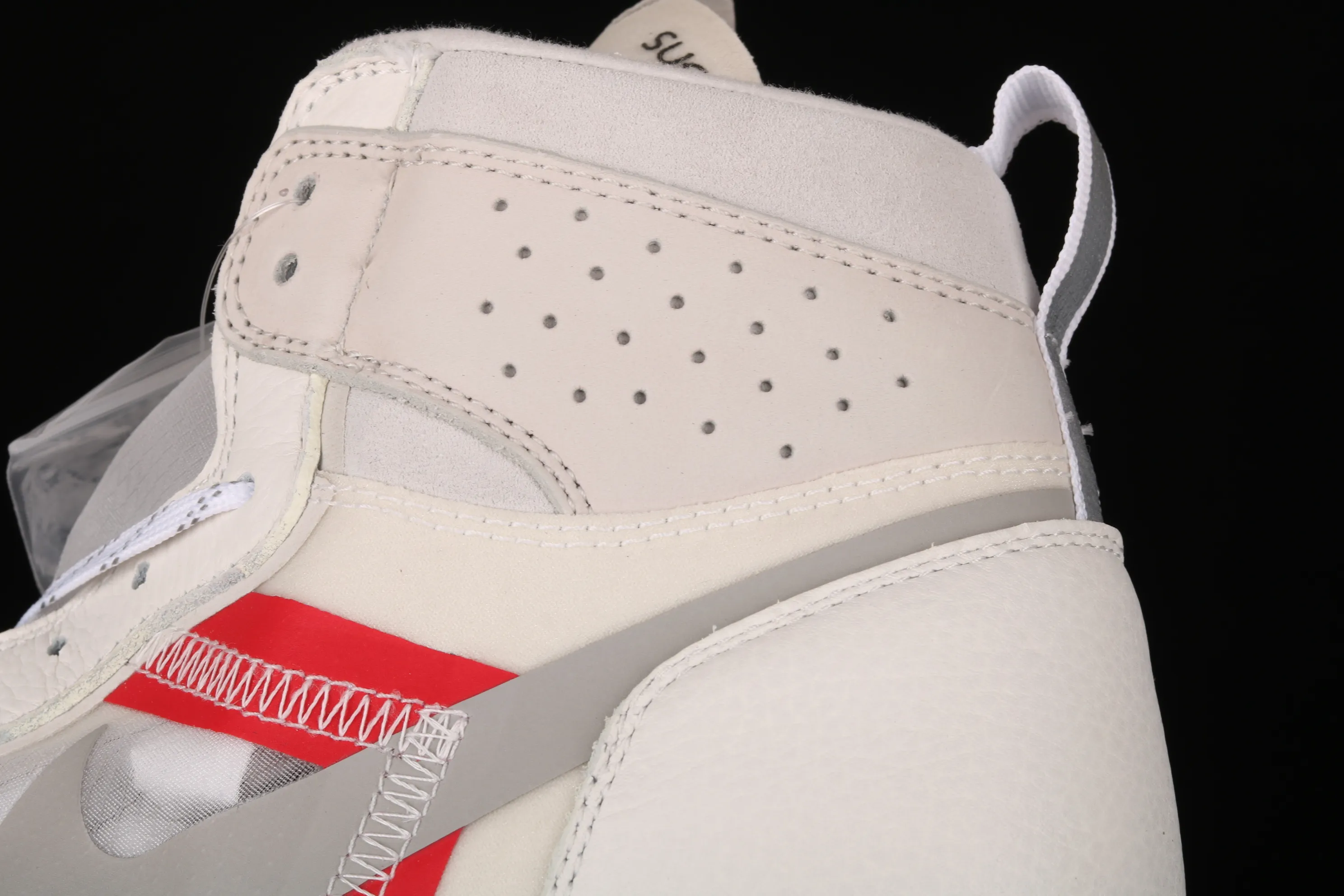 All Categories Air Jordan Jordan Series Basketball Shoes Air Jordan 1 High Element87 x Air Jordan 1 AJ1 Shoe King P.J. Tucker Customized Version Joe 1 White and Red Customized Model 555088-087